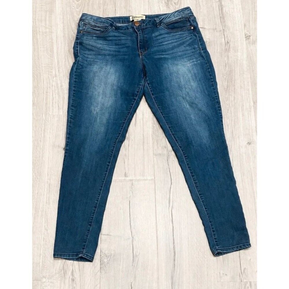 Democracy Women’s Ab Solution Jeggings Size 14 Medium Wash Skinny Jeans
